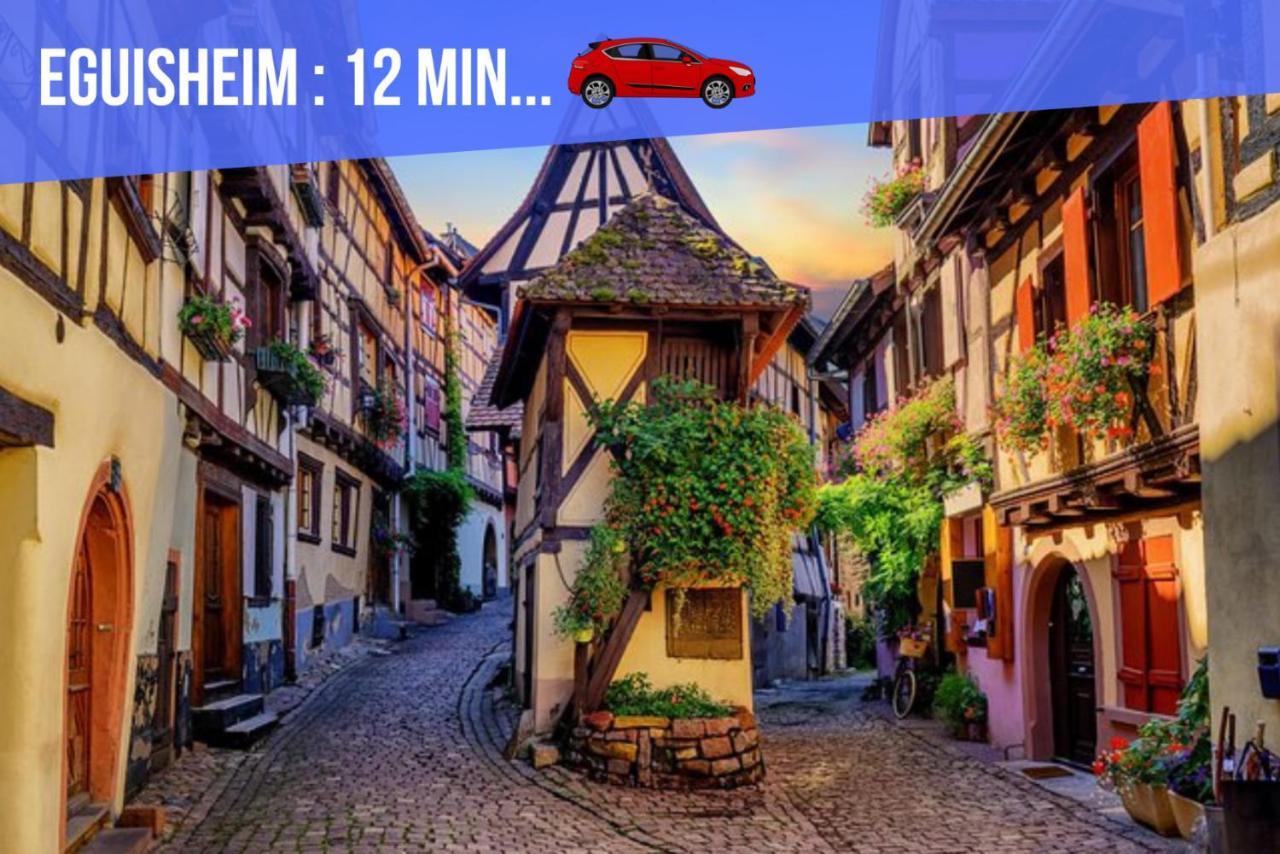 Le Red St Leon : Lit Queen Size * Wifi * Ideal Couple 科尔马 外观 照片